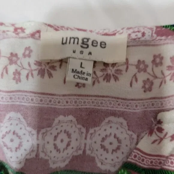 Umgee boho dress with balloon sleeve - Picture 7 of 10